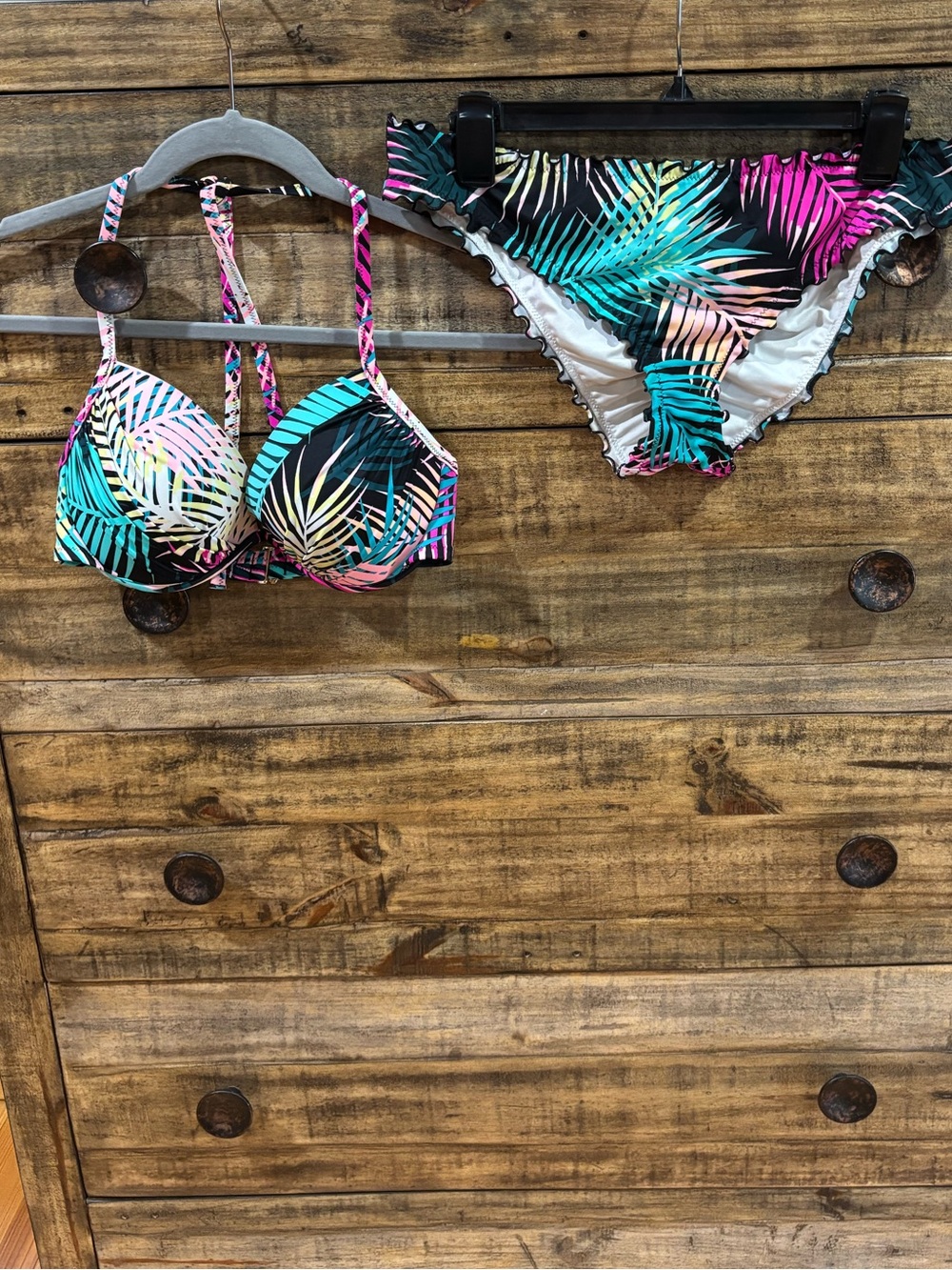 Shade & Shore Palm Print Bikini